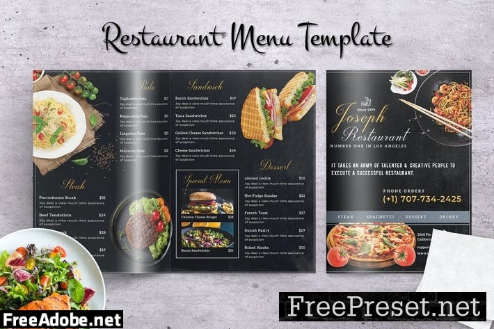 Restaurant Food Menu Bifold-02 GE4ELND