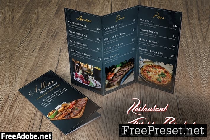 Restaurant Food Menu Trifold Brochure-02 5LAKW28