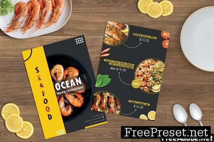 Restaurant Menu Design Template ECMRDAG