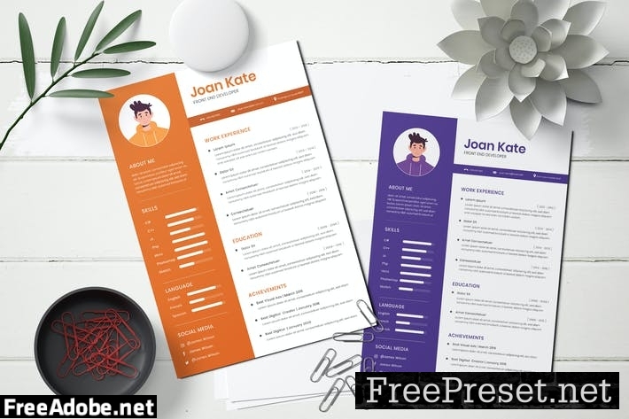 Resume CV Template D7R48KU