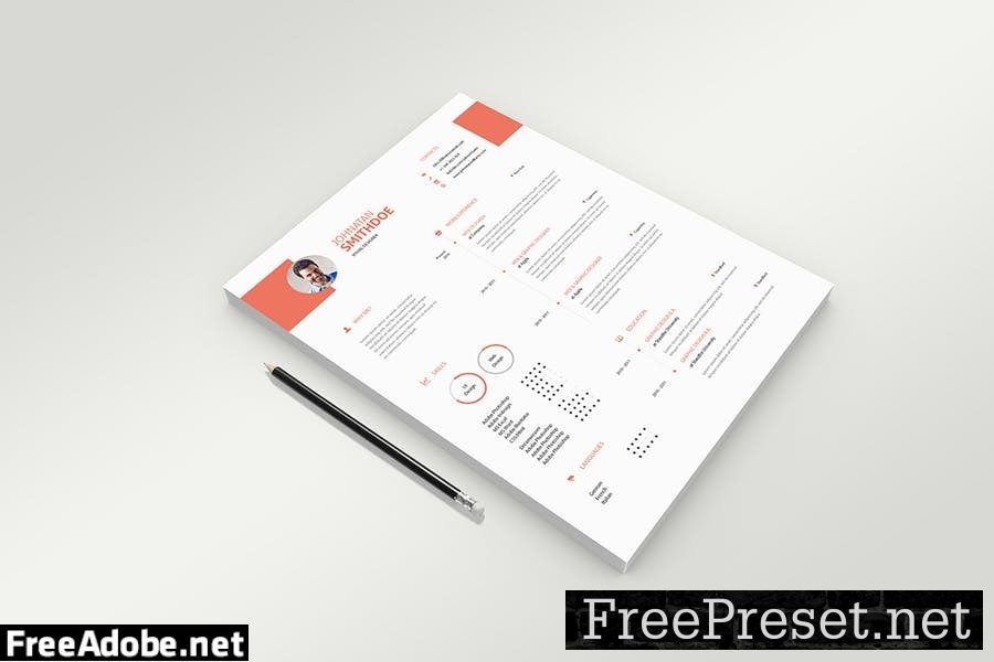 Resume - Flyer - Invoice And Letterhead Mockups 3FXHMZN