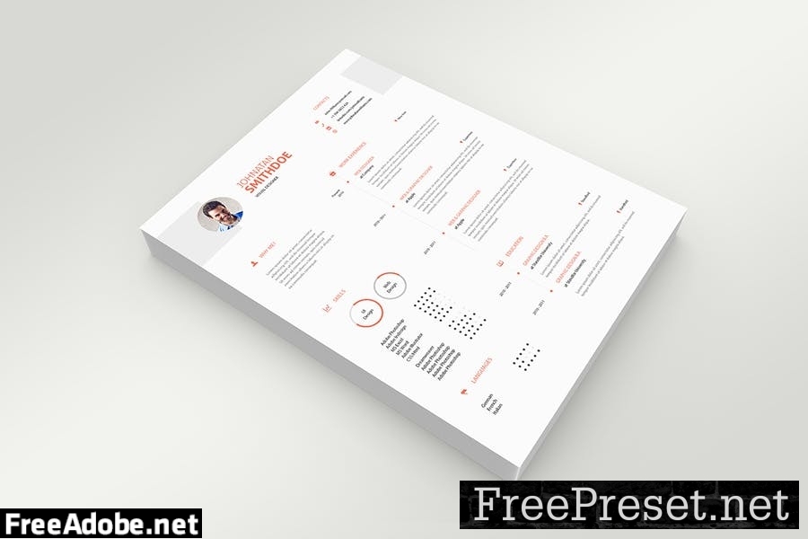 Resume - Flyer - Invoice And Letterhead Mockups 3FXHMZN