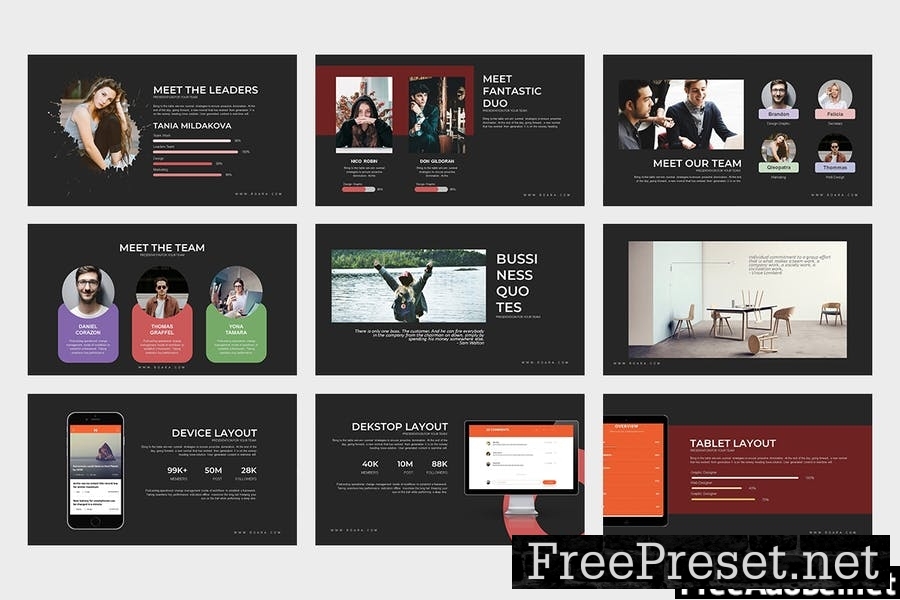 Roara : Multipurpose Google Slides Template X7CAPA