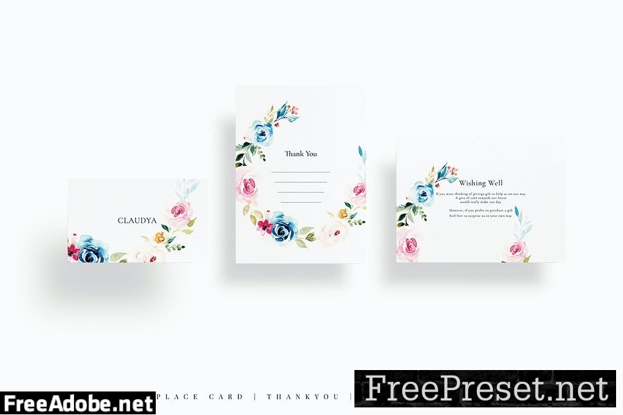 Romance Floral Wedding Set EZ PY3EPC6