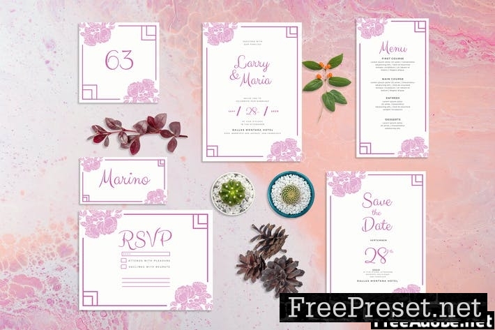 Rose Flower - Wedding Invitation JMWL4VY