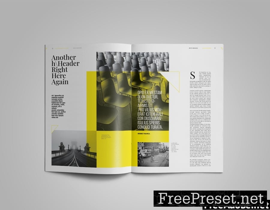 Rosteri | Magazine Template