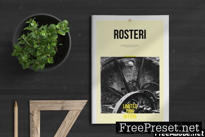 Rosteri | Magazine Template FUQML8L