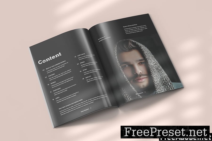 Rubio - Magazine Template Indesign DNZZMM3