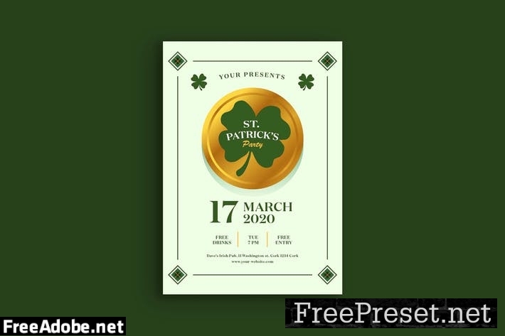 Saint Patrick Day Poster CY4BBJA