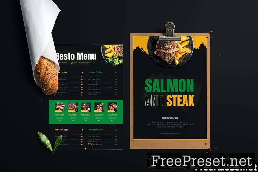 Salmona Steak | Restaurant Menu