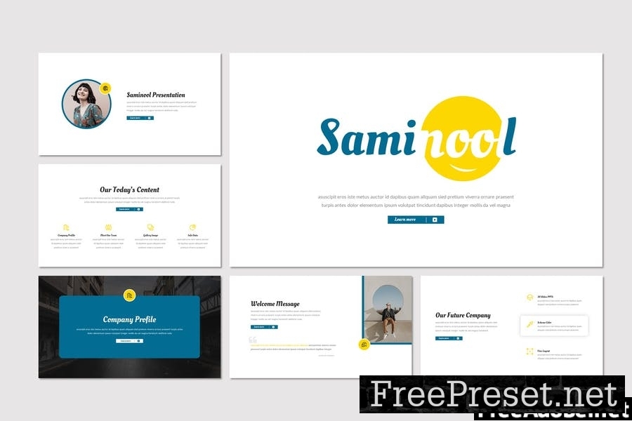 Saminool - Powerpoint / Google Slides / Keynote