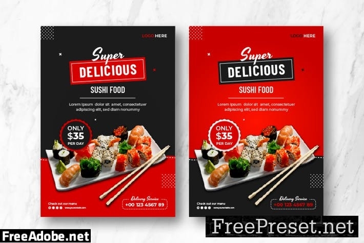 Sanstemp - Food Flyer Template v2 TYXGJKT