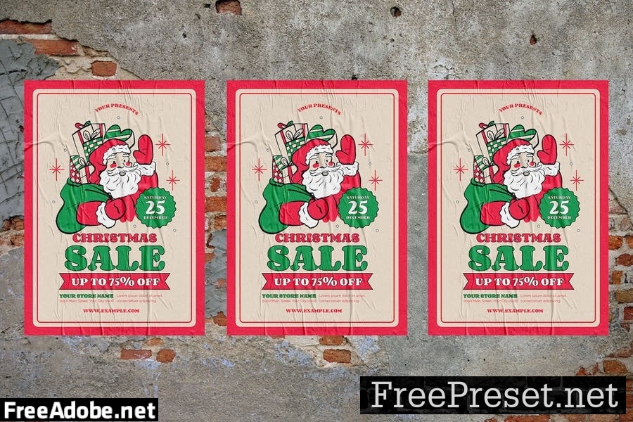 Santa Christmas Sale WQCD2F9