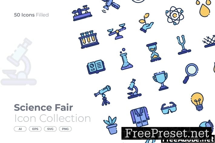 Science Fair Filled Icon JQZJVMY