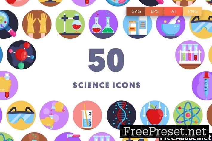 Science Icons ATGKMN8