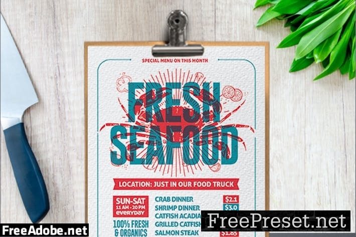 Seafood Menu GS9G3R9