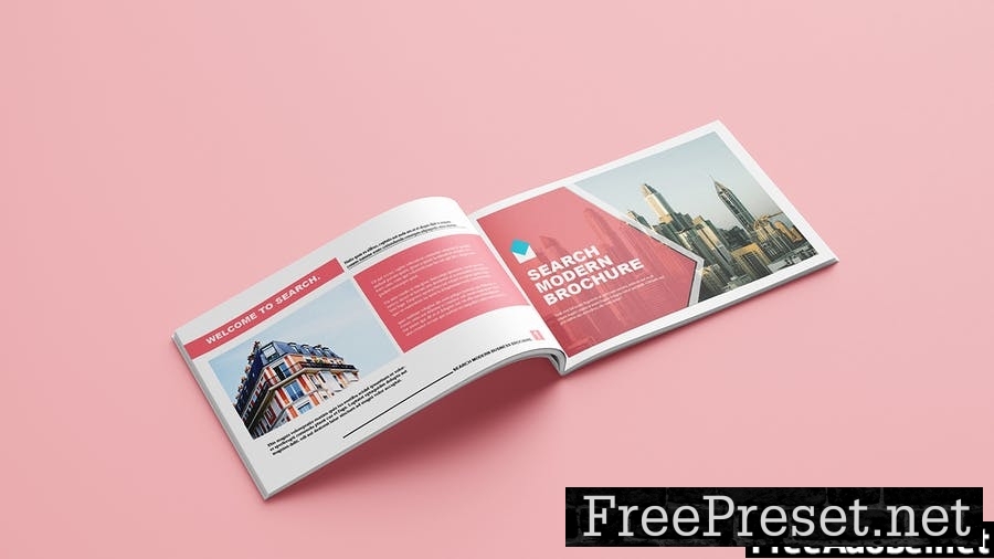 Search Modern Business Brochure - Landscape