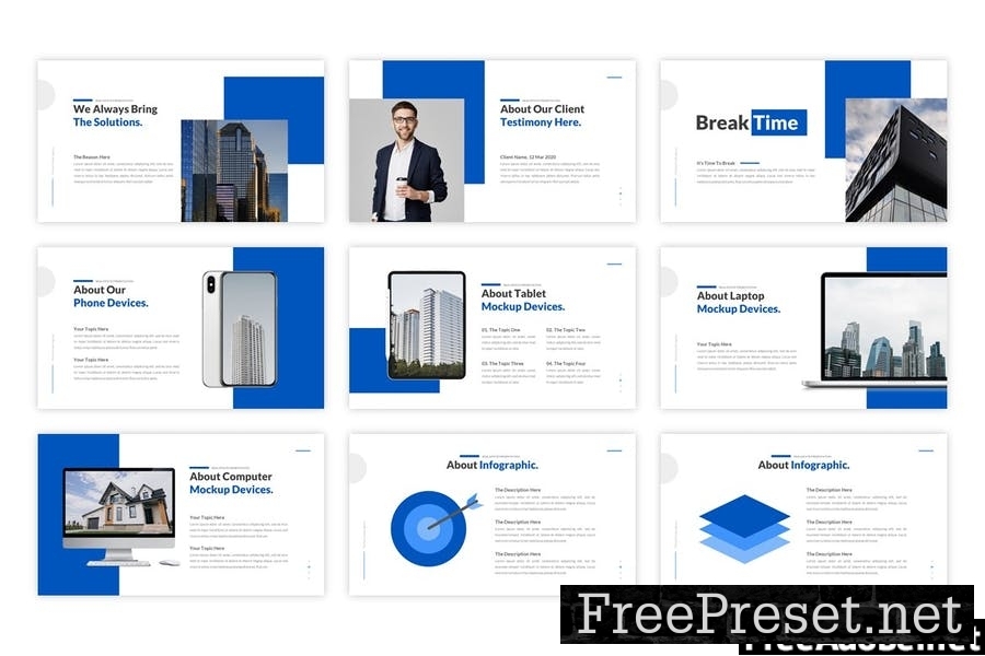 Semala - Realestate PowerPoint Template FRB5KW8