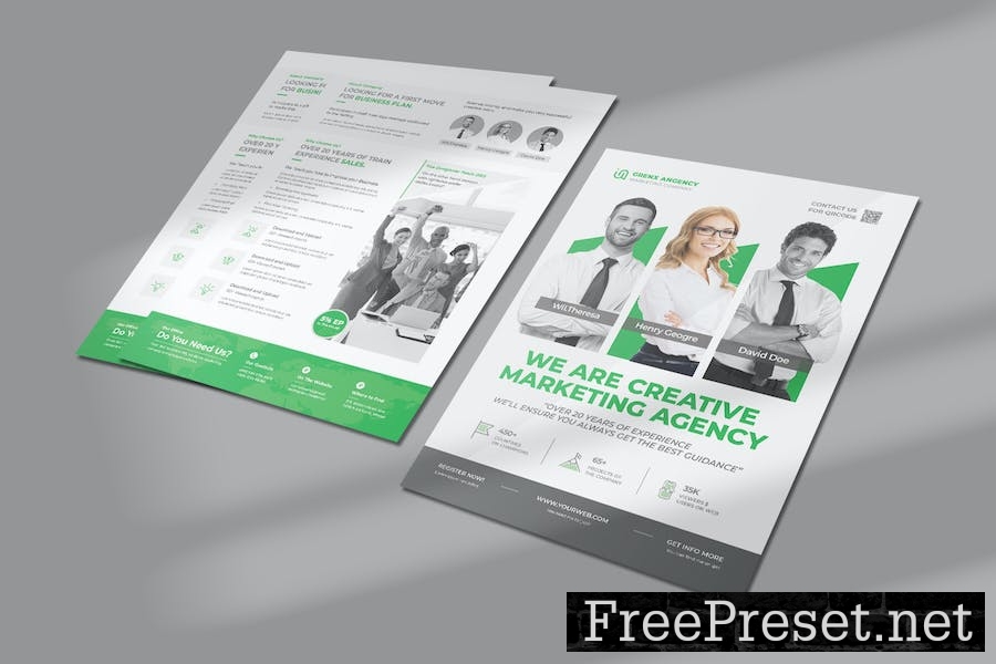 Service Digital Agency Flyer Template FRKJRG4