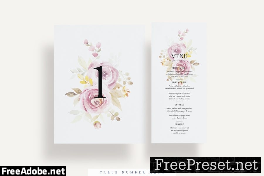 Shabbychic Wedding Invitation Set EZ