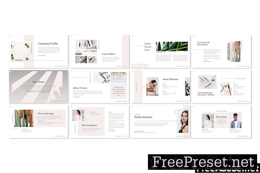 Shadona - Presentation Template RWJ3J5R