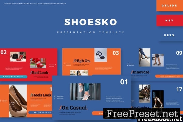 Shoesko - Presentation Template J8P55TM