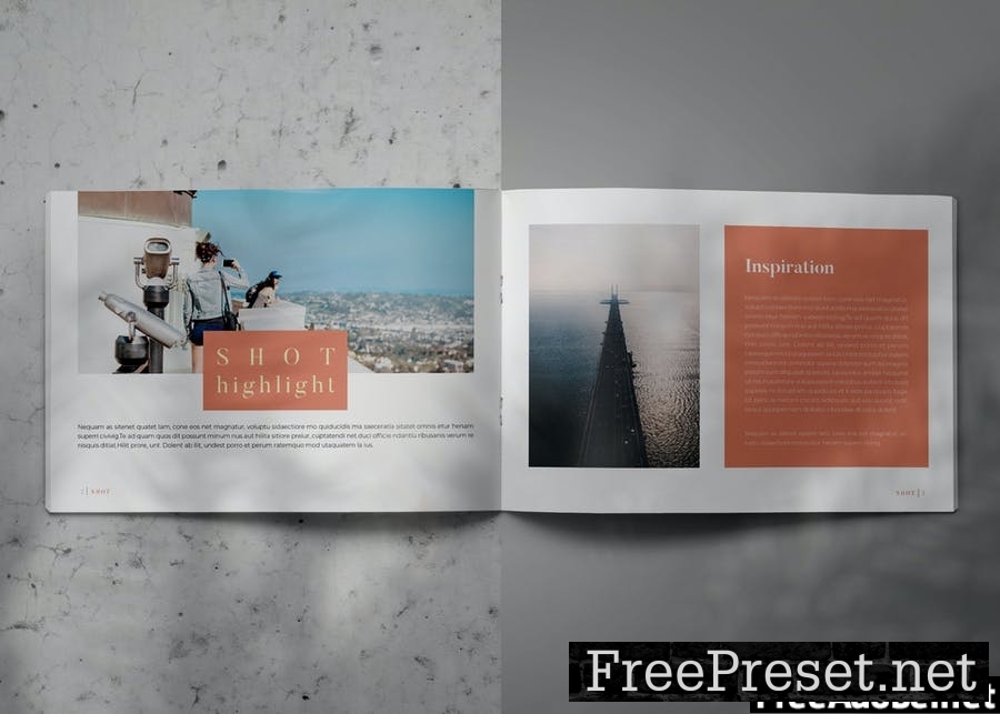 SHOT - Indesign Brochure Lookbook Template 2FJUW9S