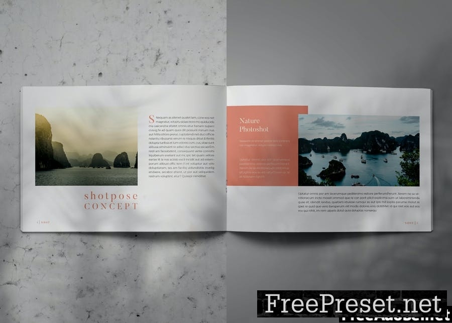 SHOT - Indesign Brochure Lookbook Template 2FJUW9S