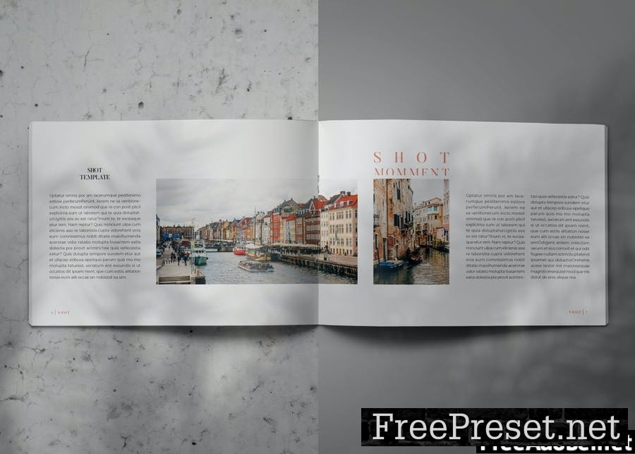 SHOT - Indesign Brochure Lookbook Template 2FJUW9S