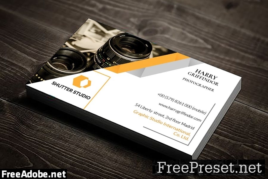 Shutter - Corporate Business Card RV2MMFD