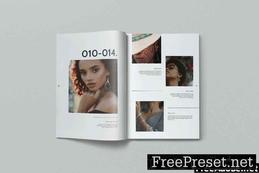 Sierra Fashion Magazine Template BL