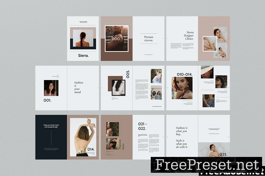 Sierra Fashion Magazine Template BL