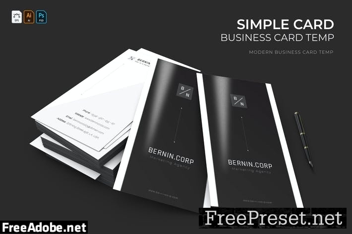 Simple Card | Business Card W8QM4F2