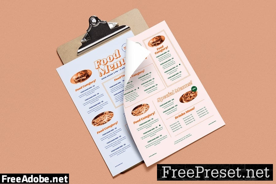 Simple Food Menus D73R63P