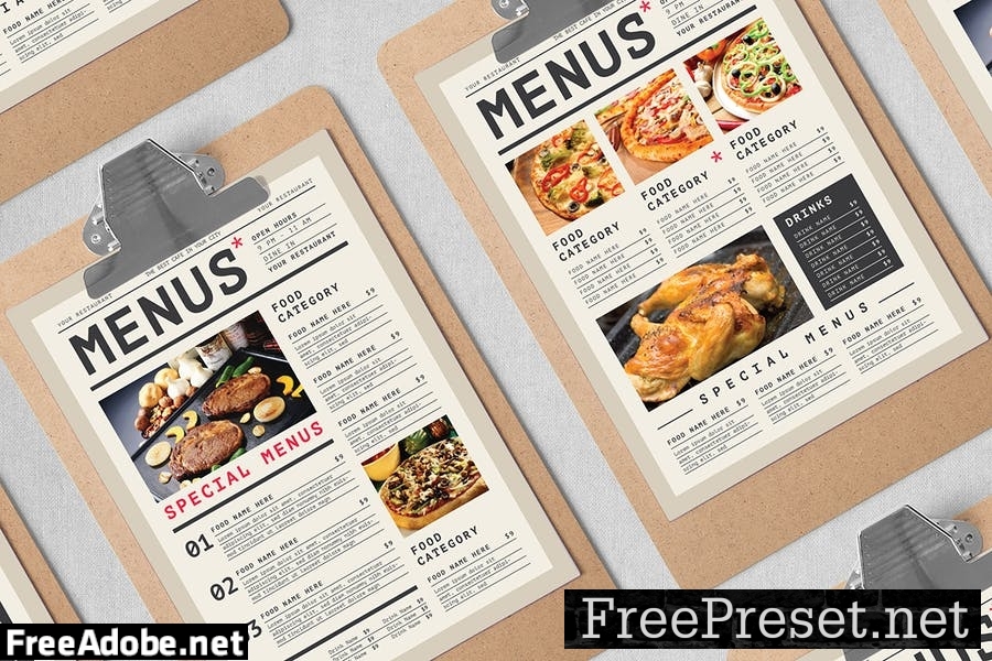 Simple Food Menus LEQ56TU