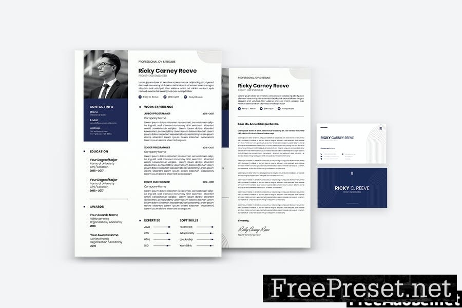 Simplicity Design CV Resume Set