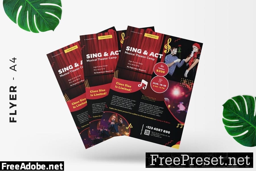 Sing Act Flyer Design