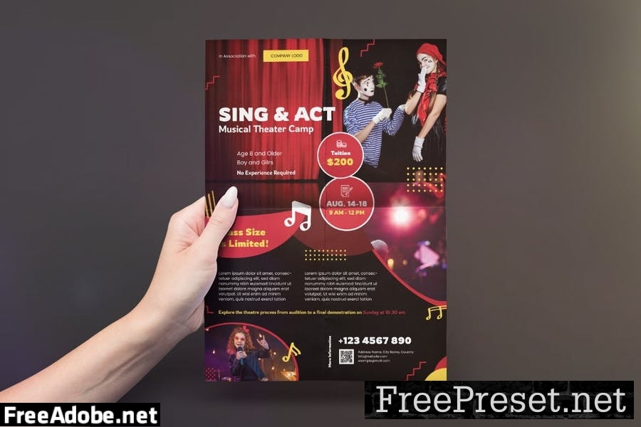 Sing Act Flyer Design