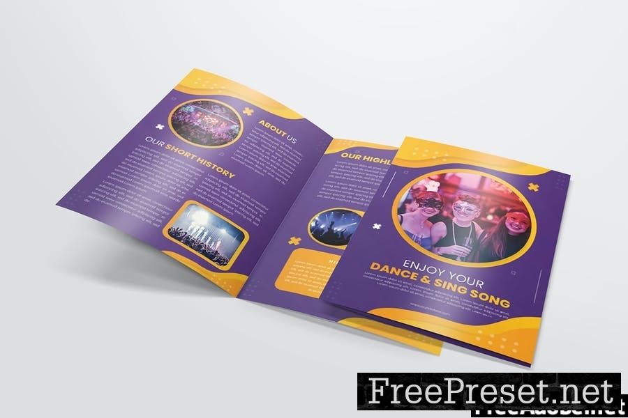 Sing Song Event | Bifold Brochure