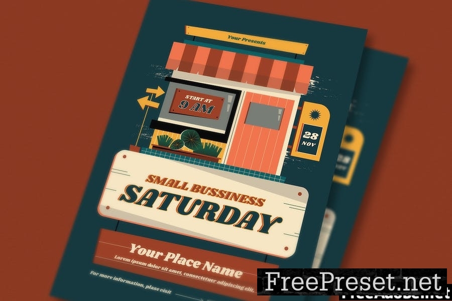 Small Business Saturday Flyer CF8RBSM