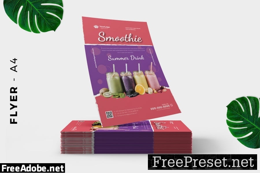 Smoothie Juice Flyer Design