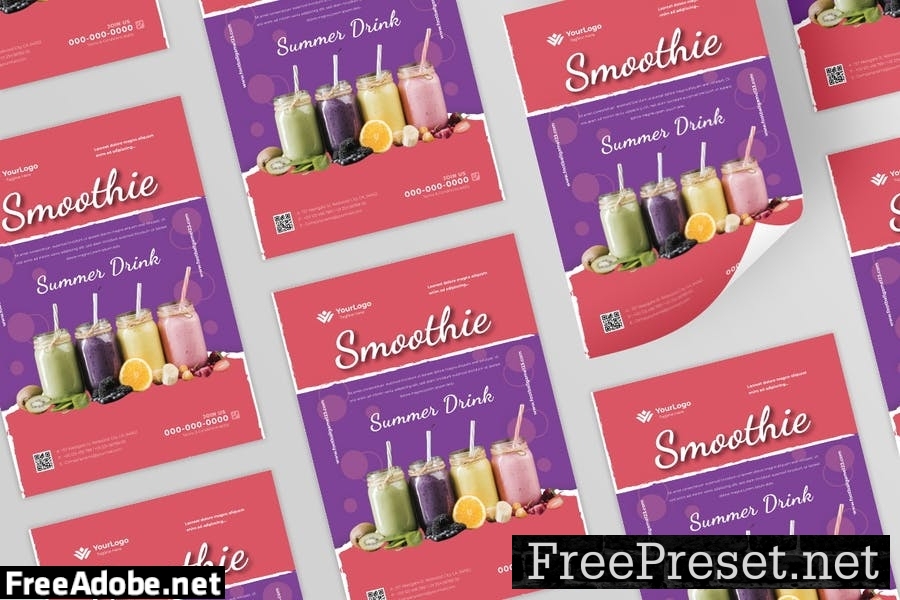 Smoothie Juice Flyer Design