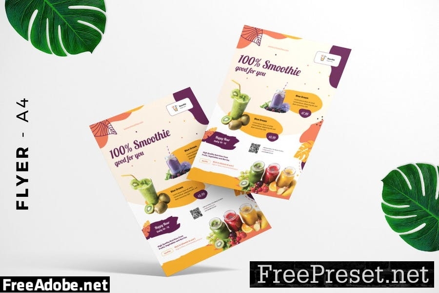 Smoothie Juice Flyer Design