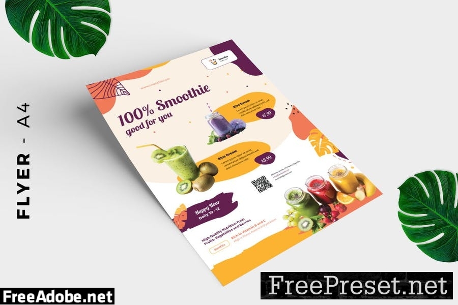 Smoothie Juice Flyer Design