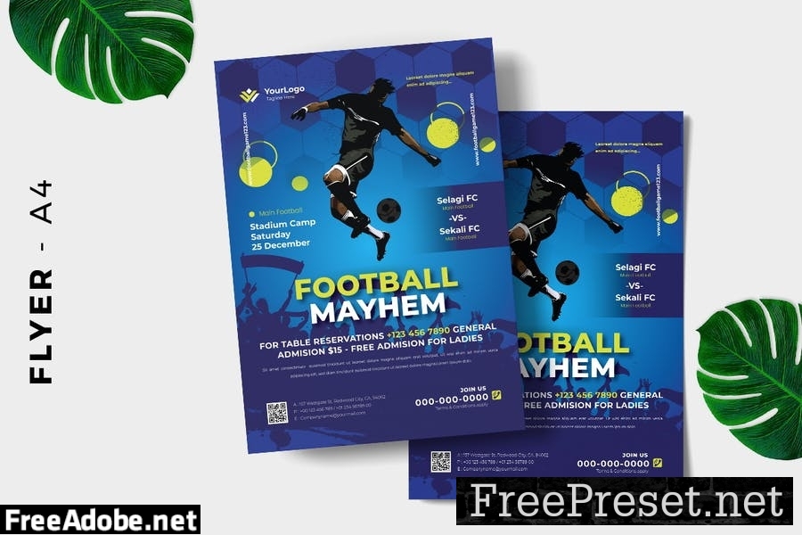 Soccer Competition Flyer Design DPNMQYY