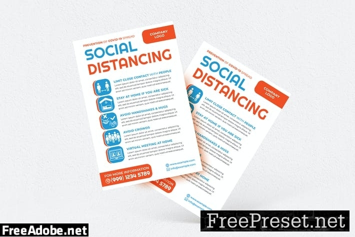 Social Distancing Flyer WGBCEC8