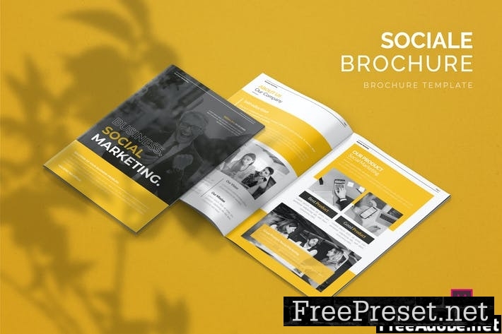 Sociale Market - Brochure Template 95B4QX5