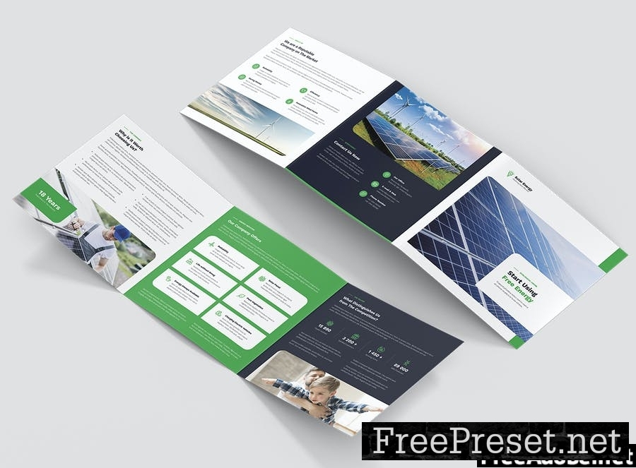 Solar Energy – Brochures Bundle Print Templates 9T7Y46Y