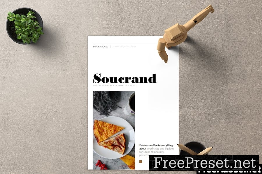 Soucrand - A4 Powerpoint Template