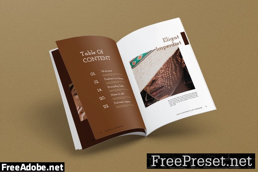 Soulite Fashion Magazine Template BL